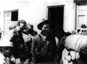 CBS News correspondent Charles Kuralt with Gene Savoy circa 1969