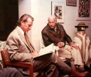 Gene Savoy and Thor Heyerdahl at Chiclayo, Peru